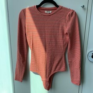 NWOT Madewell bodysuit long sleeve shirt